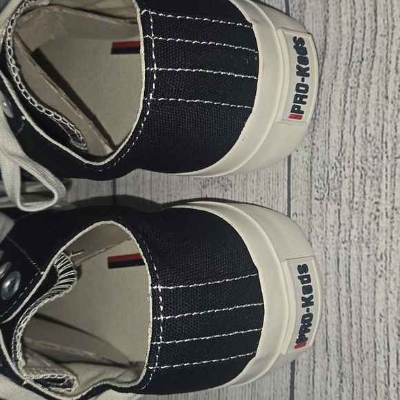 Keds Royal Lo Lace Up Fashion Sneakers Black Canvas Size 7 Men / 8.5 Women - Picture 6 of 13